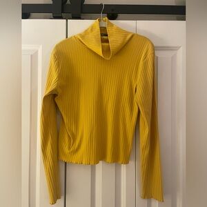 Wild Fable Mustard Ribbed Top